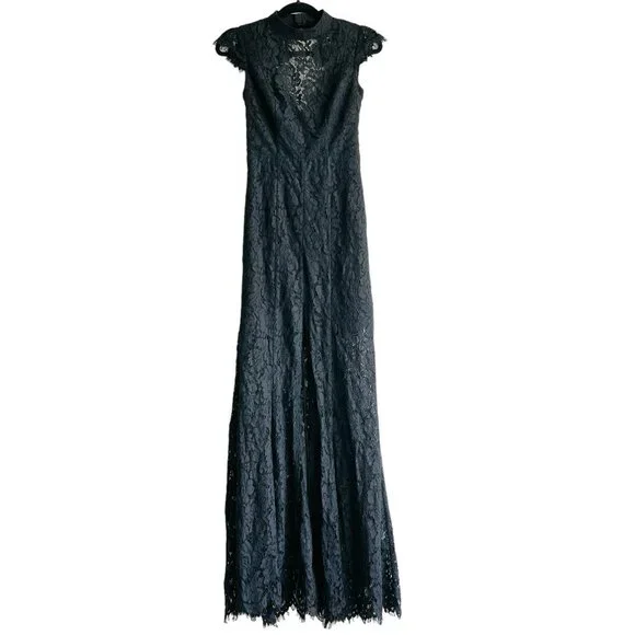 fame and partners black lace dress Diamonds Are Forever Dress (Black)